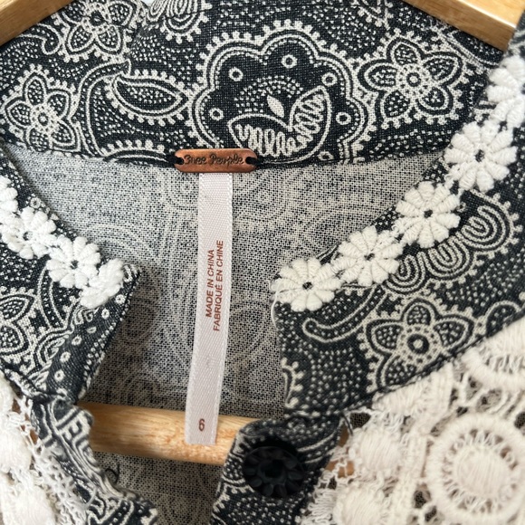 Free People Embroidered Boho Mini Dress - Picture 4 of 9